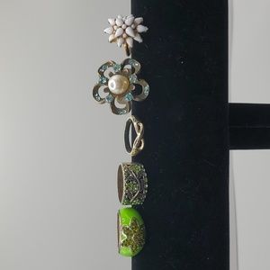 Lot of Five Vintage Costume Rings, Sizes 7-9 (including Trifari)